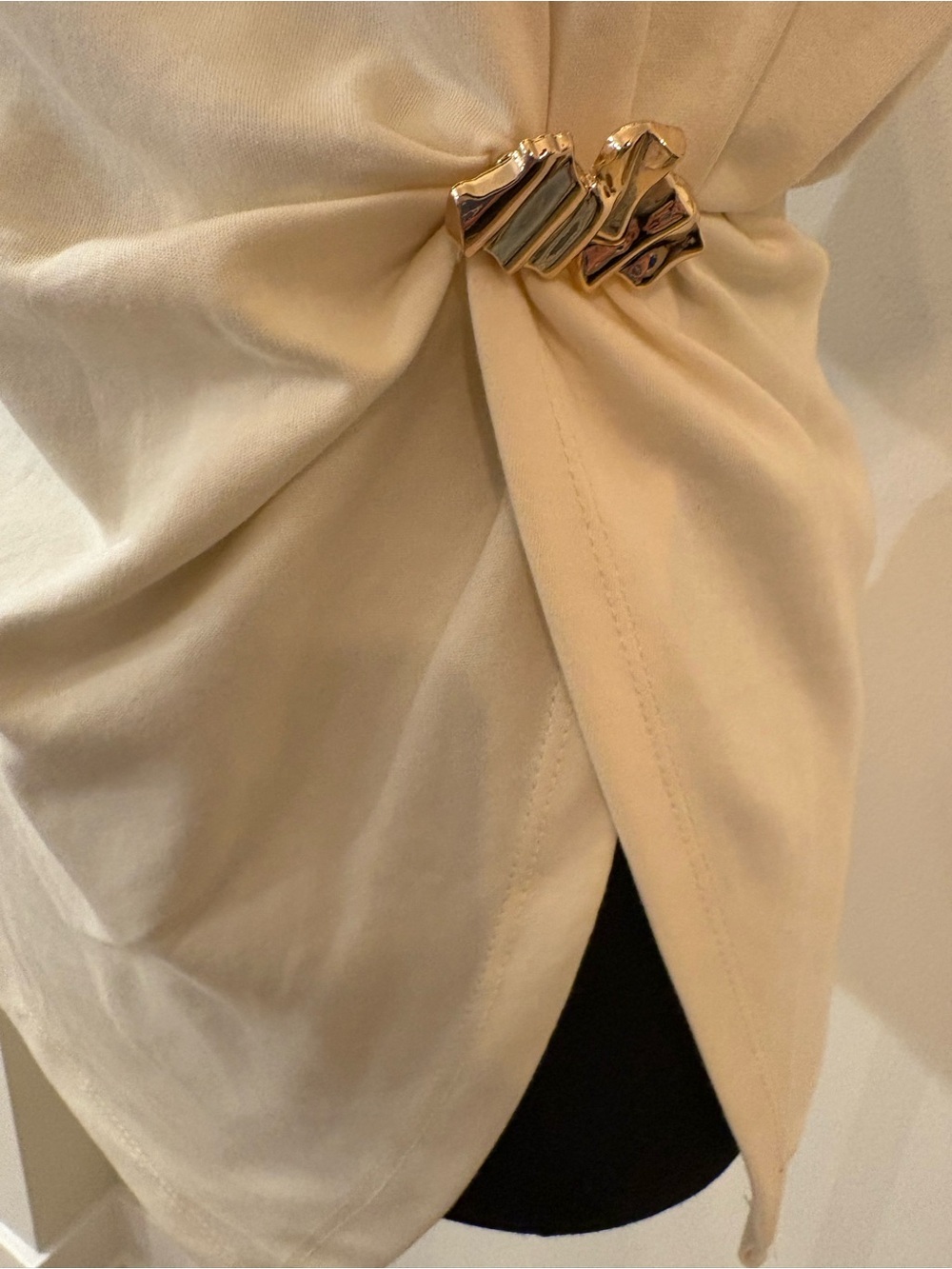 Short Sleeve Top in Cream